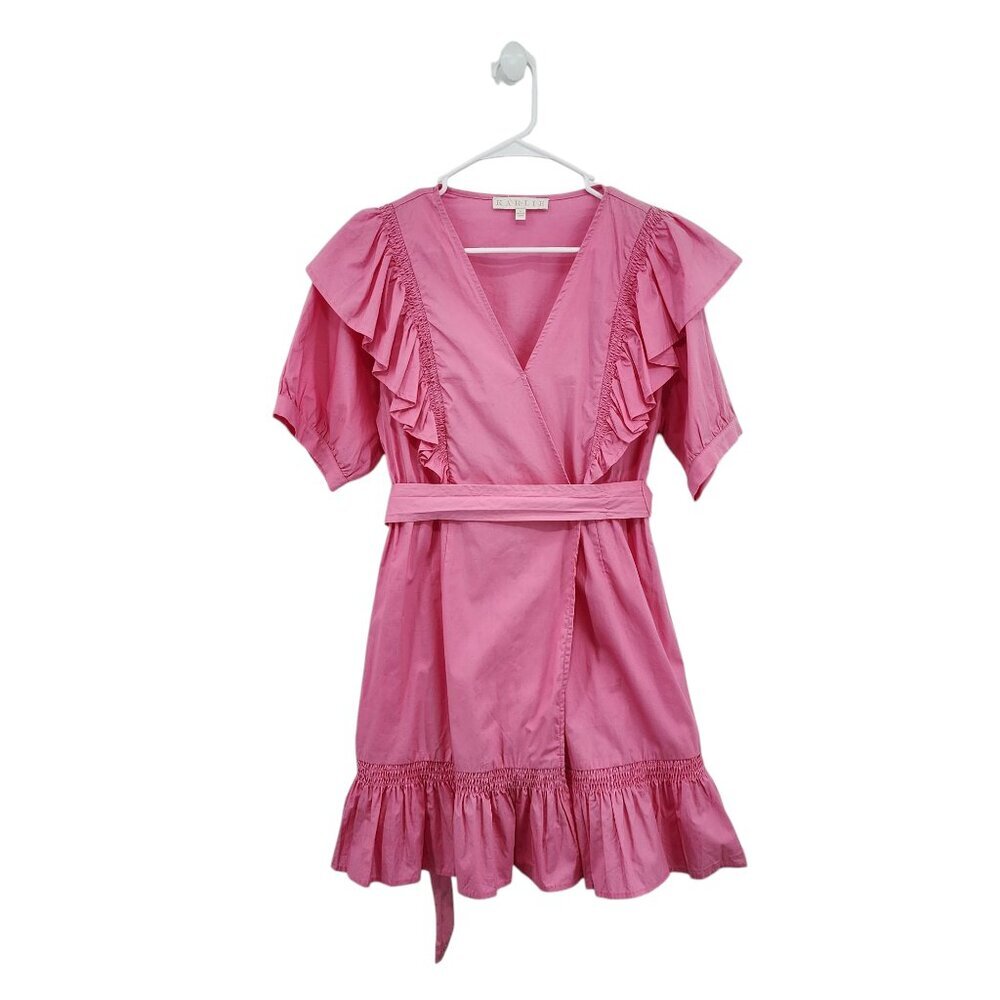 Karlie Women's Pink Ruffle Tier Dress Barbiecore Sz L